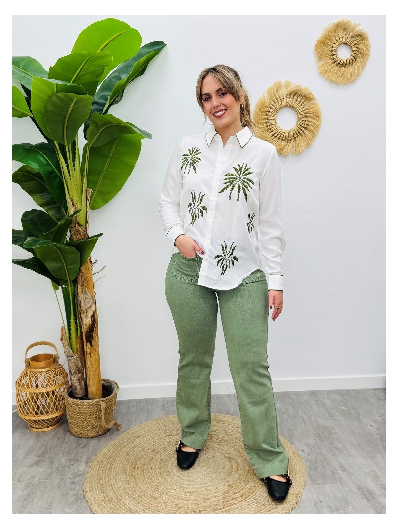 5636 Pantalon Green Btonos Jeans