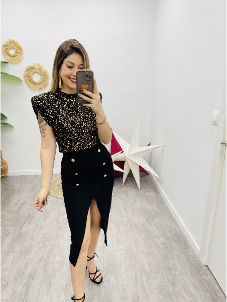 5887 Blusa Naile Lentejuela