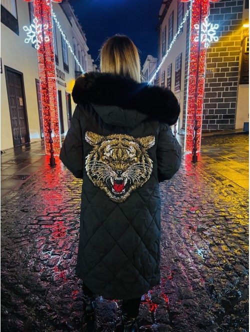 5936 Parka Impermeable Tigre