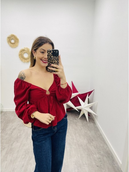 5996 Blusa Red Pana