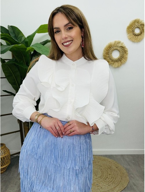 6607 Blusa Volantes Enia