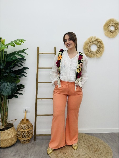 6807 Pantalón Cleo Naranja