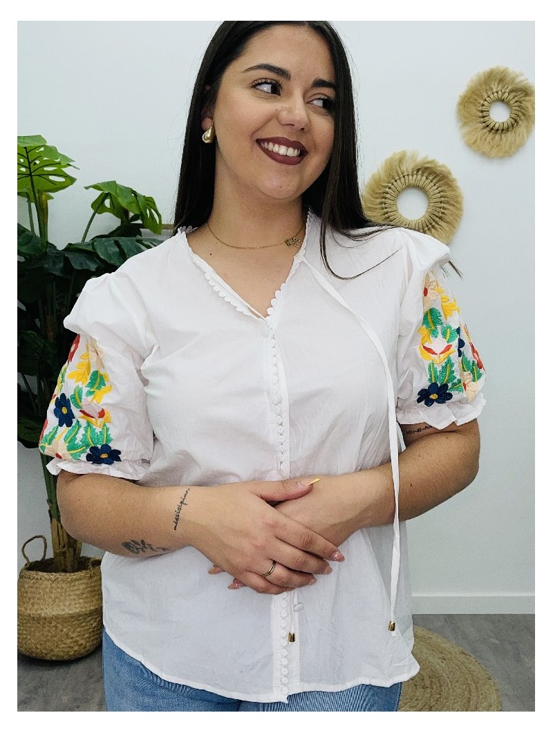 6813 Camisa Luisa manga