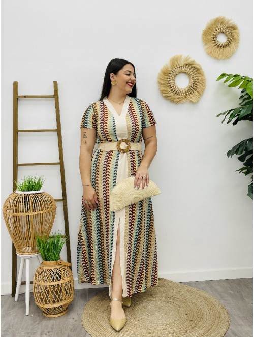 6904 Vestido Color Saro