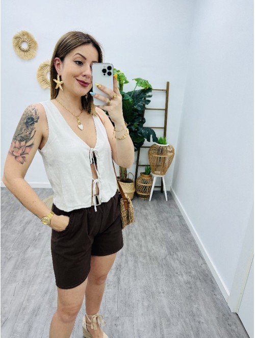 6932 Chaleco Doble Lazo