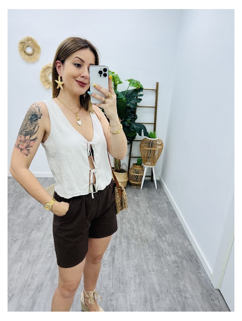 6932 Chaleco Doble Lazo