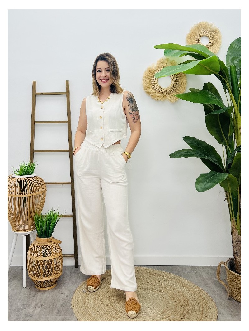 6987 Pantalon Lino Nai
