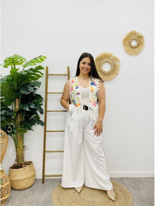 6999 Chaleco lentejuelas
