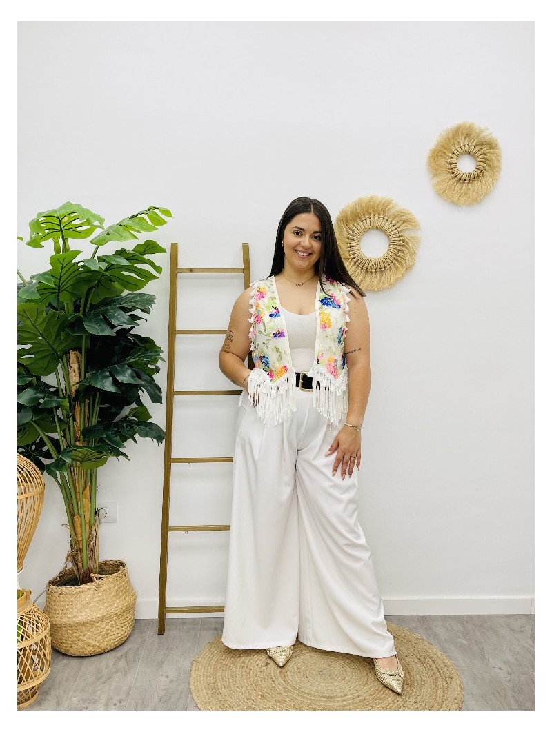 6999 Chaleco lentejuelas