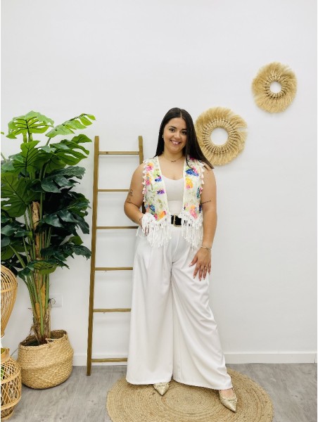 6999 Chaleco lentejuelas