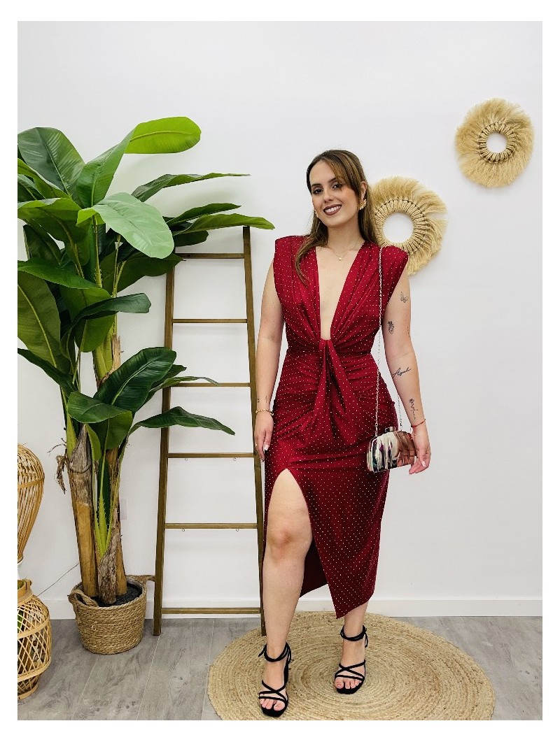 7006 Vestido Stin Brillo