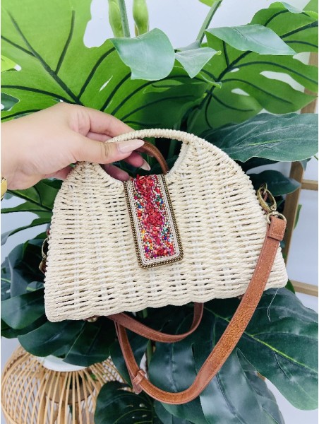 7028 Bolso Bali Rafia