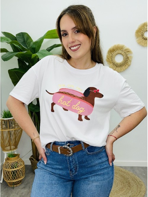 7035 Camiseta Temportada Salchicha