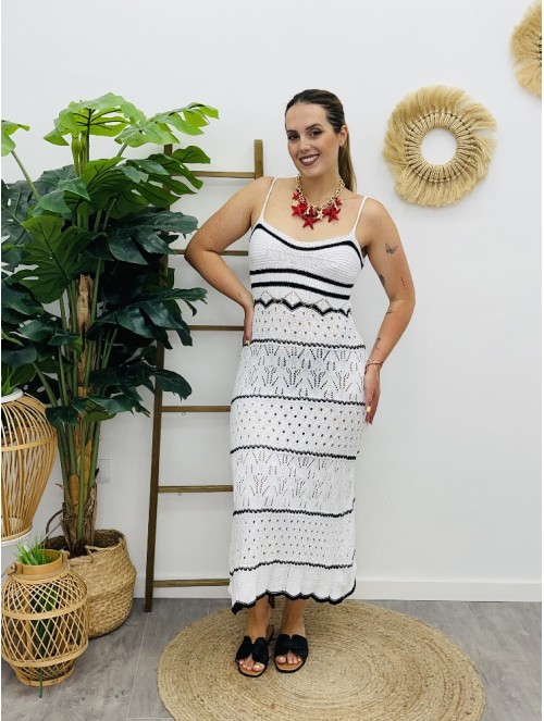 7082 Vestido Ganchillo