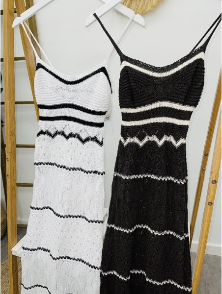 7085 Vestido Ganchillo