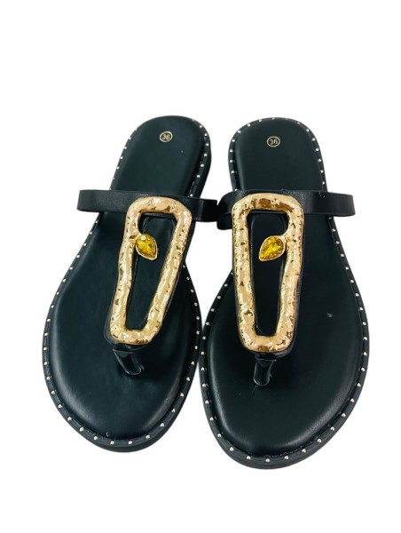 7177 Sandalia Amalia Negra