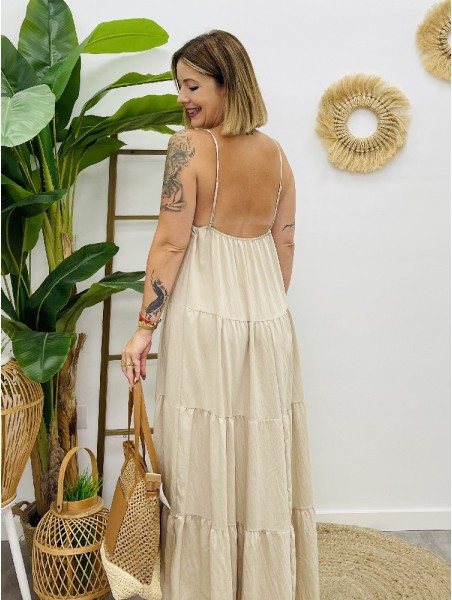 7198 Vestido Mae Beige