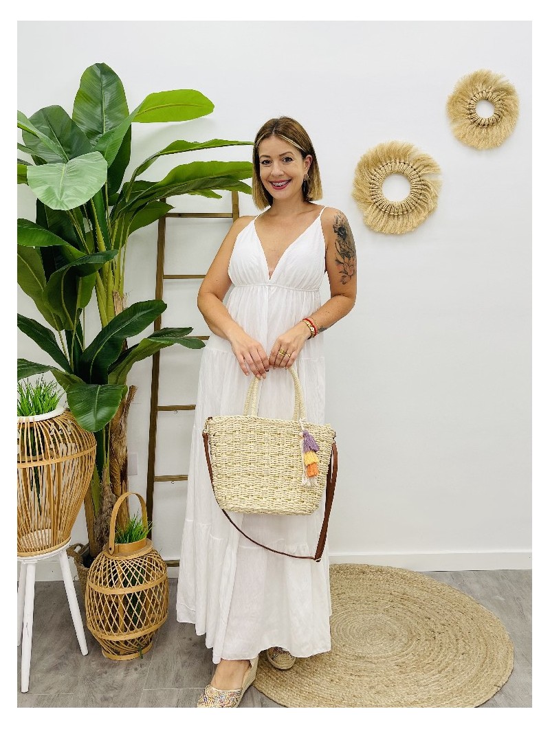 7199 Vestido mae Blanco