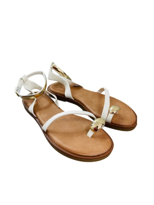 7205 Sandalias All Blancas