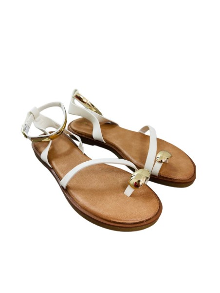 7205 Sandalias All Blancas