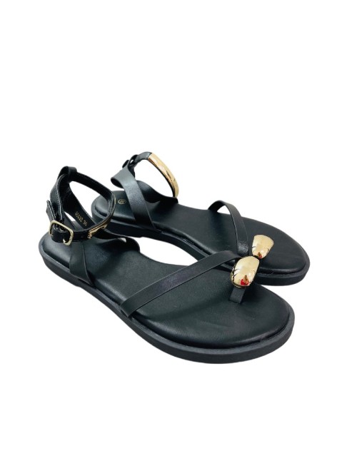 7207 Sandalia All Negra