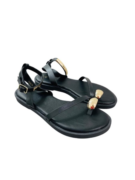 7207 Sandalia All Negra