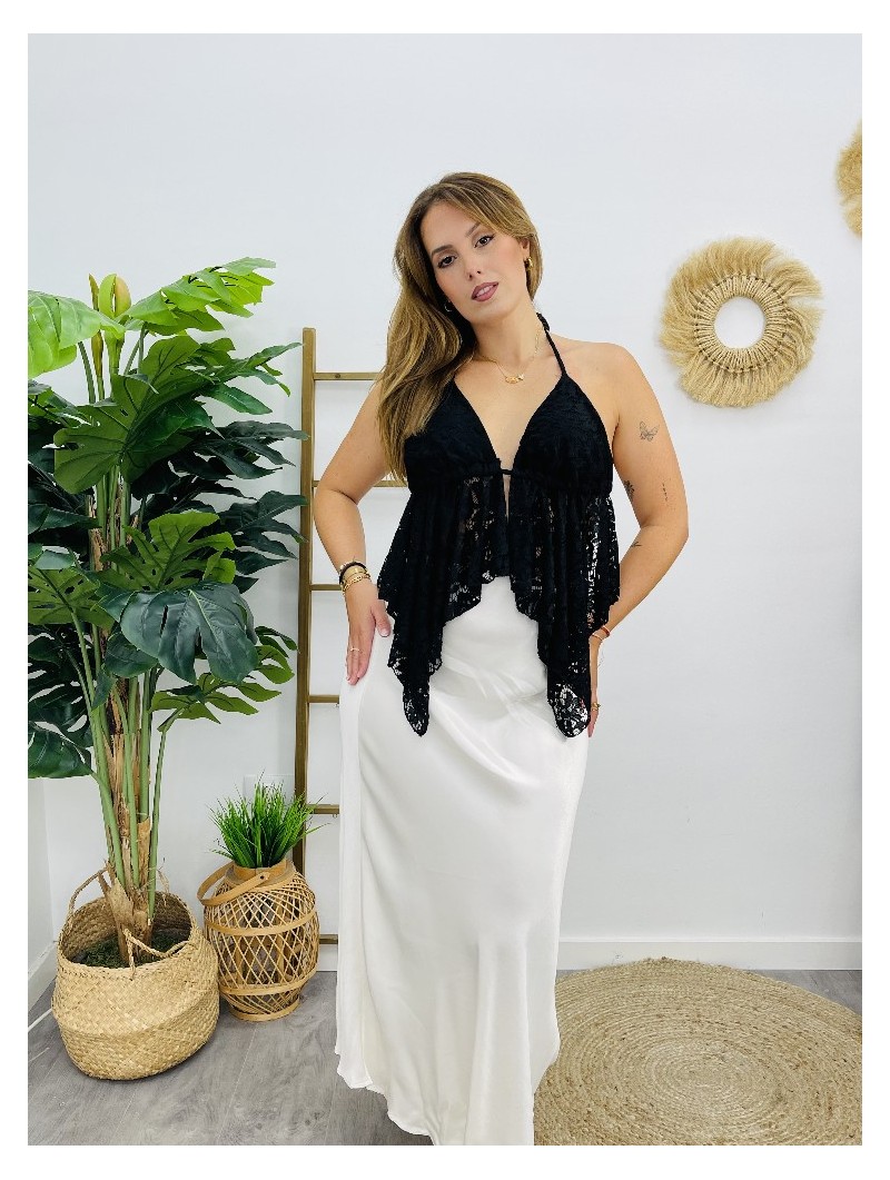 7438 Top Salseo Encaje