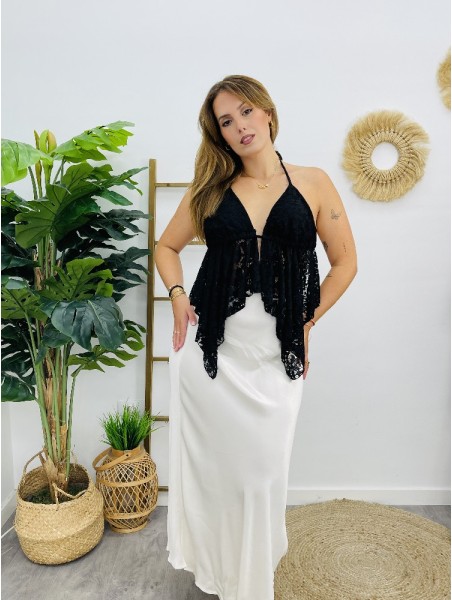 7438 Top Salseo Encaje