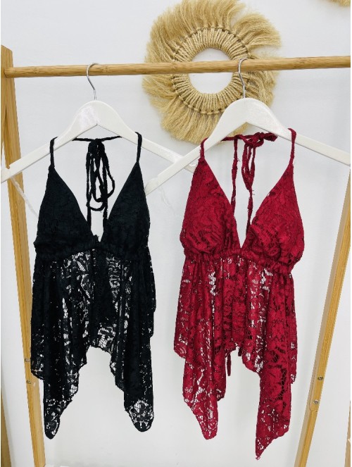 7441 Top Salseo Encaje