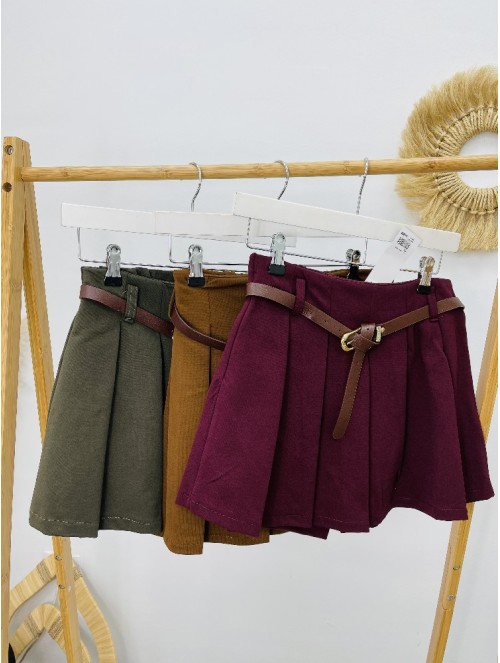 7505 Falda Pantalon Plis