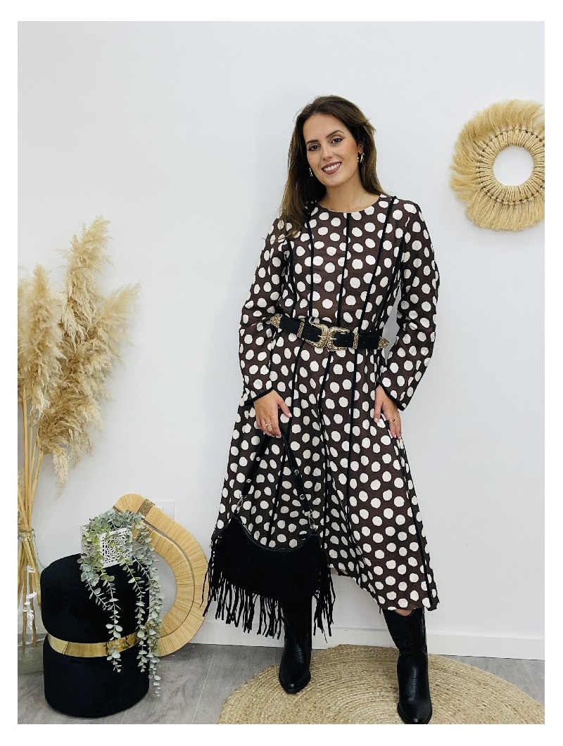 7508 Vestido Luna Chocolat