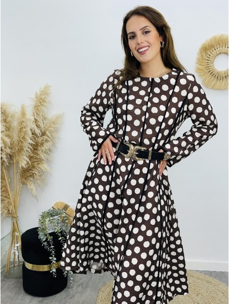7510 Vestido Luna Chocolat