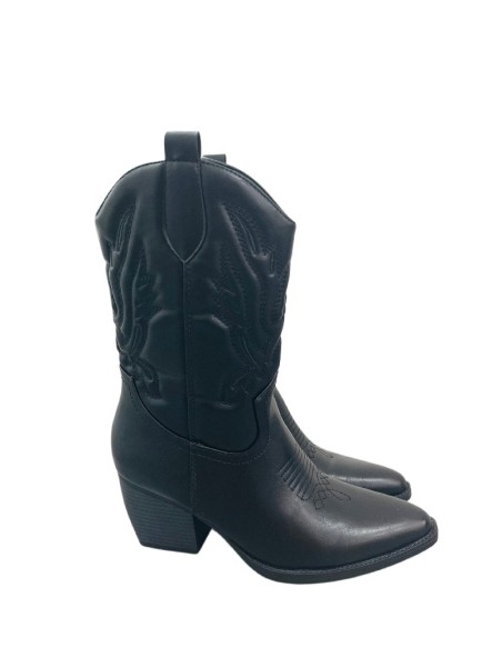 7580 Bota Cawboy Blacks