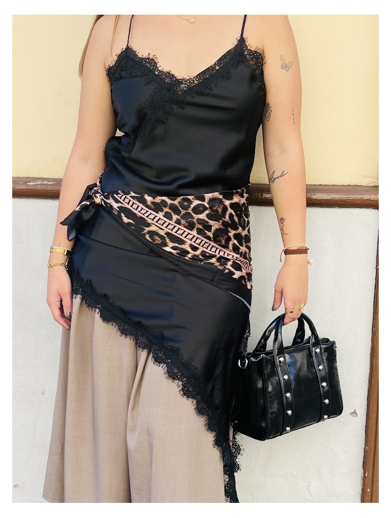 7621 Pañuelo Print Black