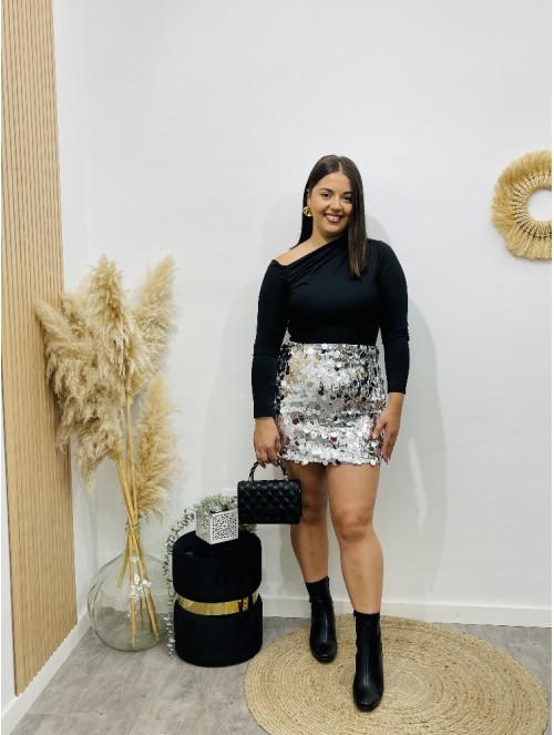 7721 Falda Ate Lentejuelas