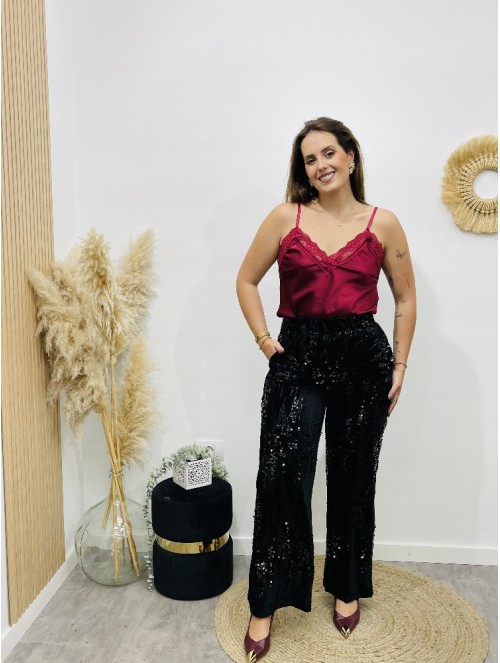 7737 Pantalon Axel Lentejuelas