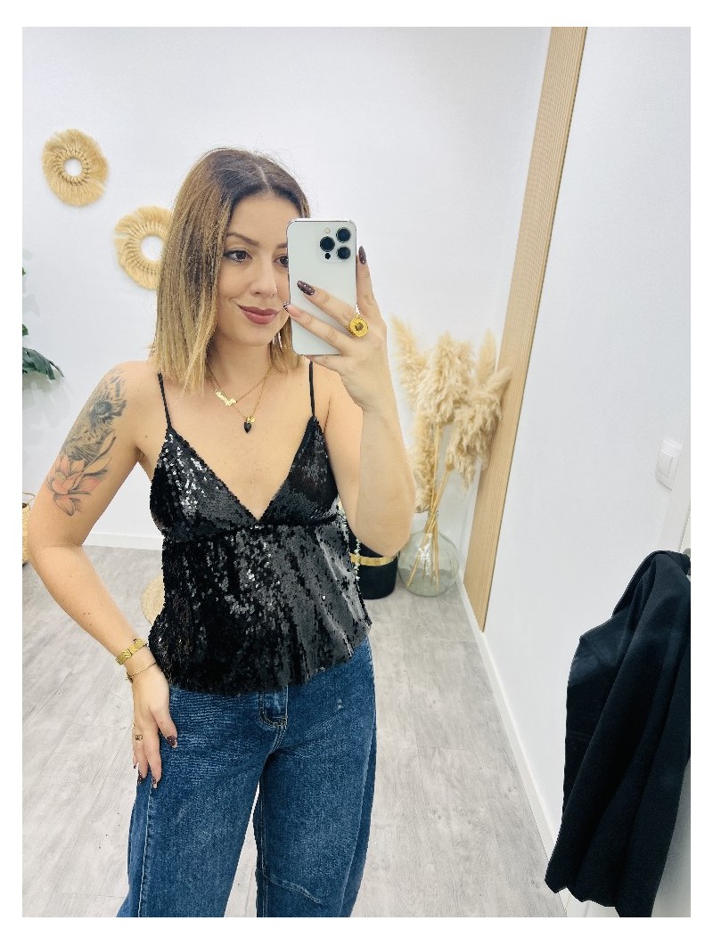 7747 Top Zigor Lentejuelas