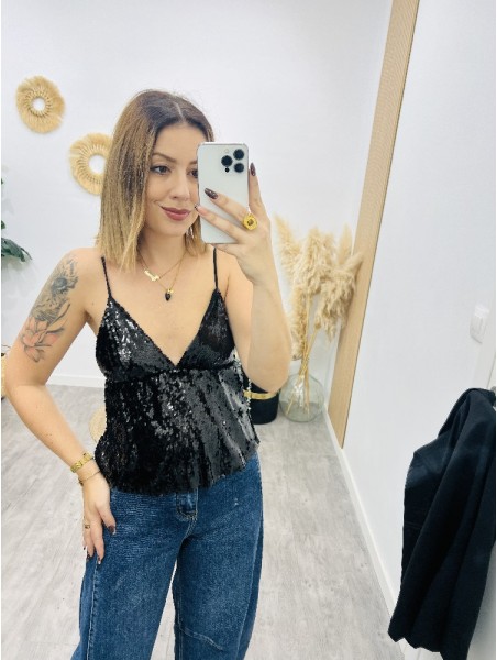 7747 Top Zigor Lentejuelas