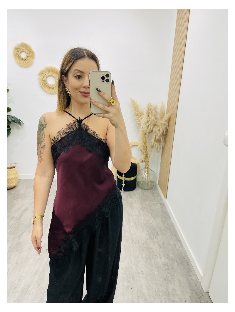 7891 Camisa Lencera Puntilla