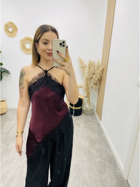 7891 Camisa Lencera Puntilla