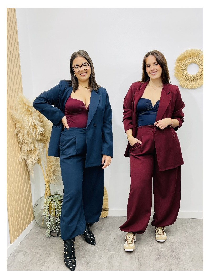 7912 Pantalon Beryl Burdeos