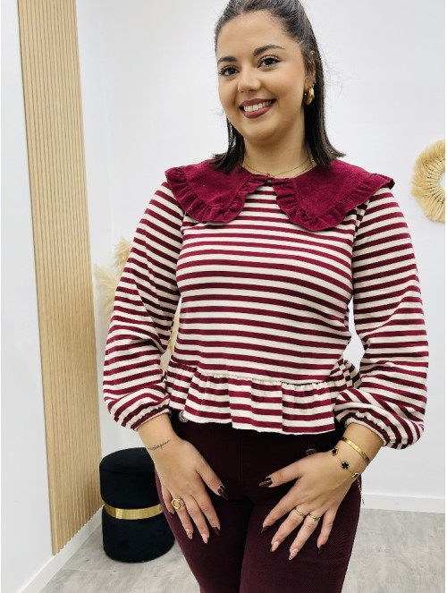 8035 Camiseta line voloant