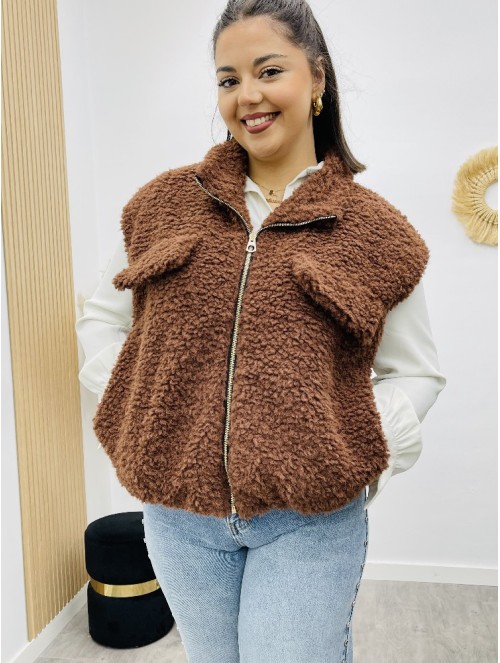 8047 Chaleco borreguito