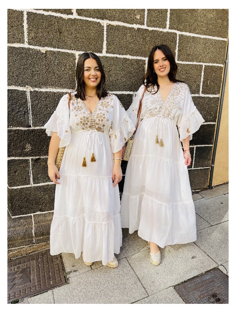 8084 Vestido Indianos Bronce