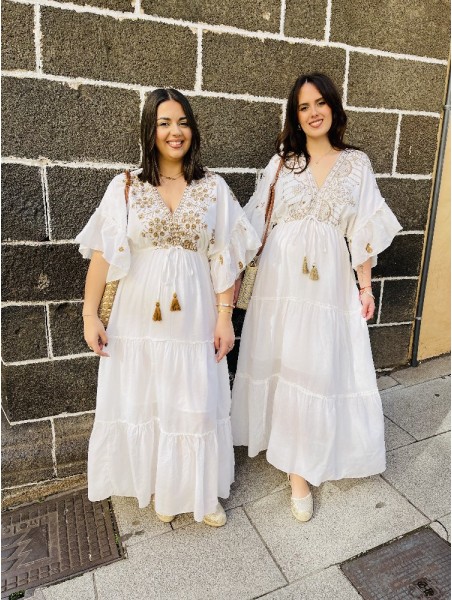 8084 Vestido Indianos Bronce