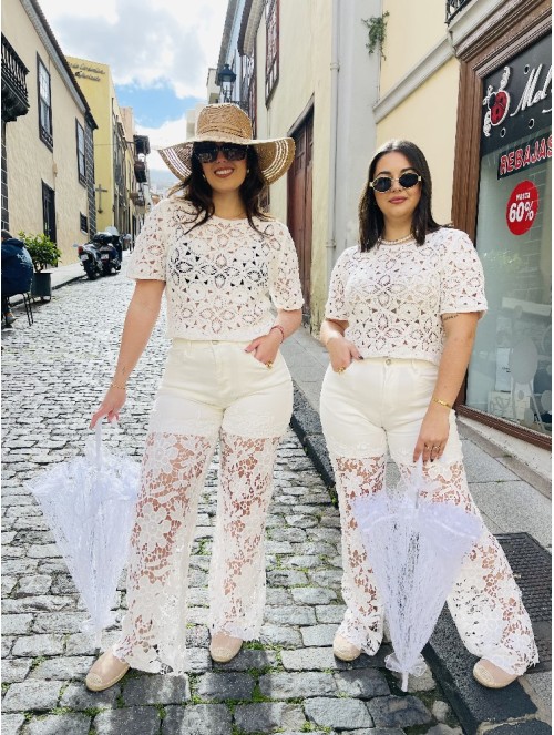 8087 Pantalon Crochet Vaquero