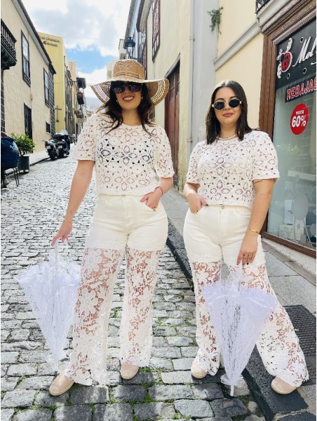 8087 Pantalon Crochet Vaquero