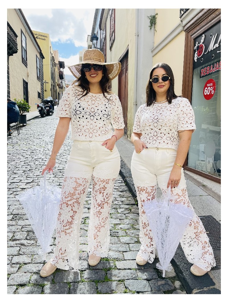 8088 Blusa Crochet Elsa