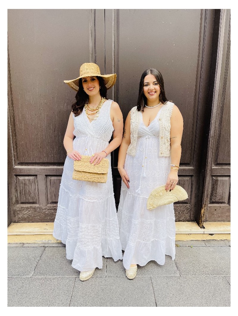 8105 Vestido Logia Blanco