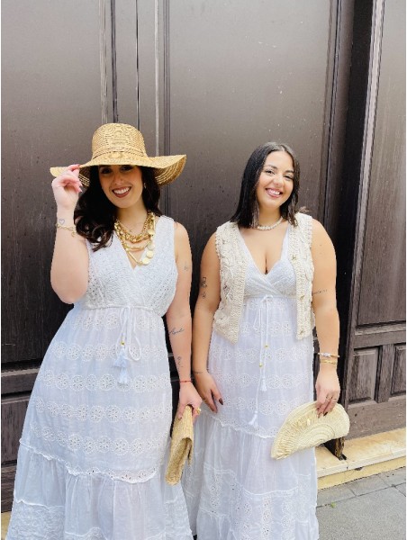 8108 Vestido Logia Blanco